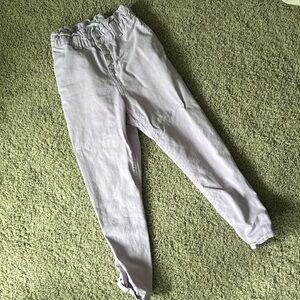 Zara high waisted PAPERBAG Jeans
